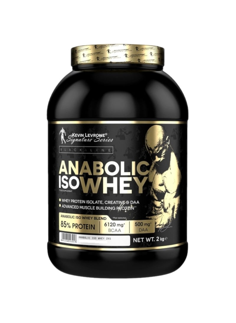 Anabolic Iso Whey, Advanced Muscle Building Protein, Cookies And Cream Flavor, 2kg