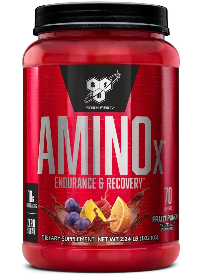 Amino-X Endurance And Recovery Fruit Punch 2.24 Lb 70 Servings