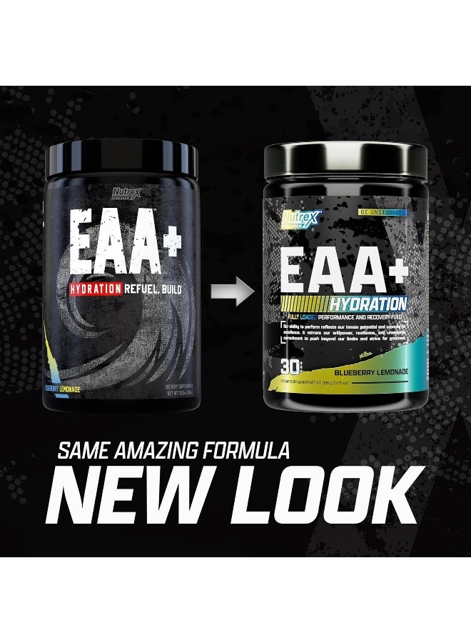 Eaa Hydration + Bcaa Powder Muscle Recovery Strength 8G Essential Amino Acids + Electrolytes 30 Servings Fruit Punch