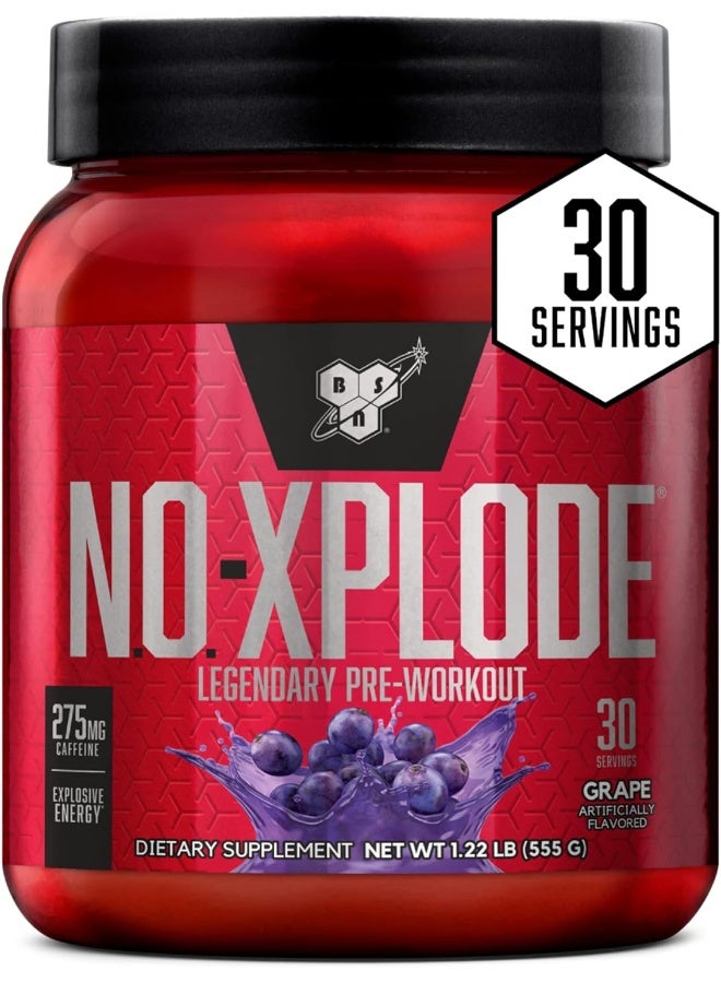 N.O.-Xplode Legendary Pre-Workout Supplement With Creatine Beta-Alanine And Energy