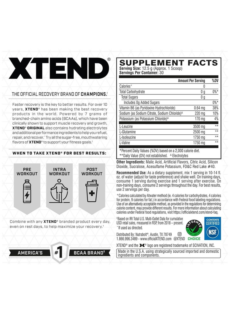 Xtend, BCAA, Watermelon Explosion, 375g, 30 Servings