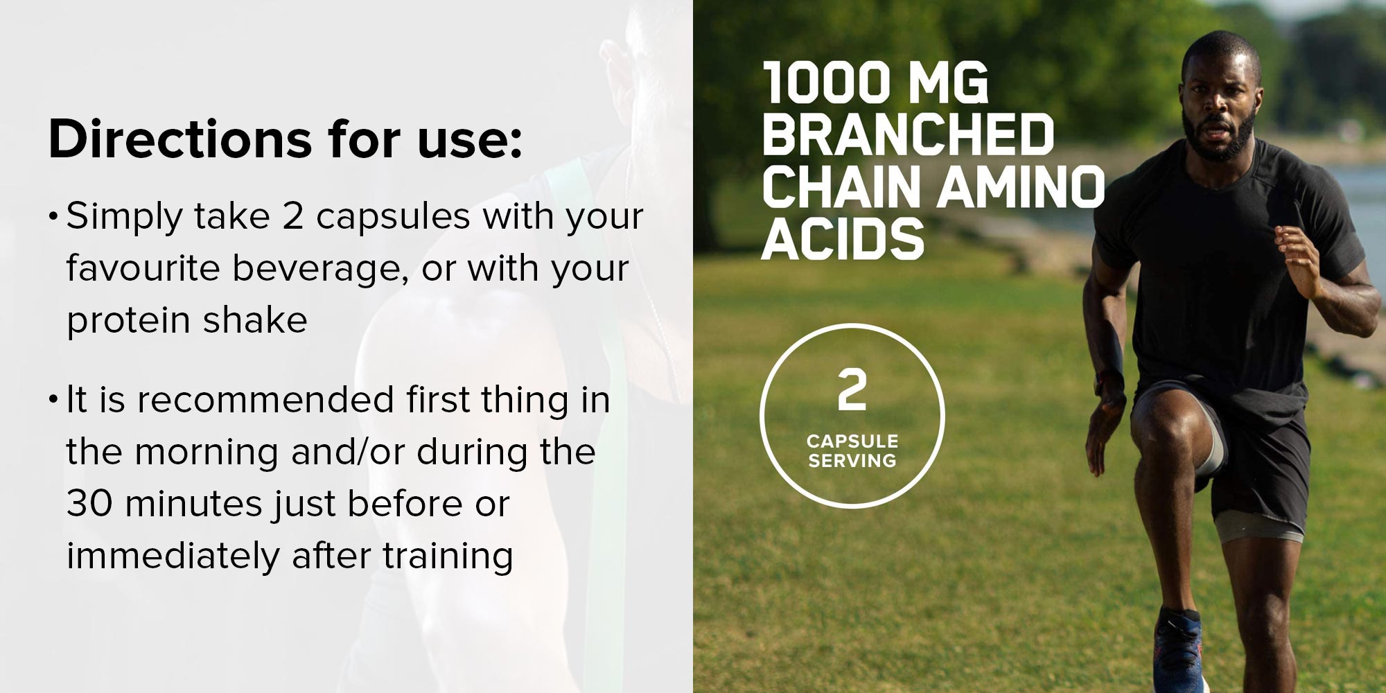 60-Piece BCAA 1000 Capsules