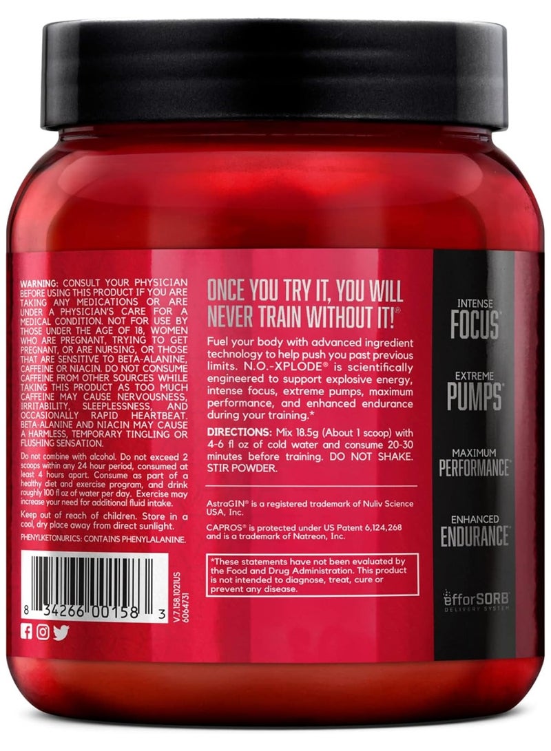 BSN NO-Xplode, Energy , Endurance , Watermelon, 30