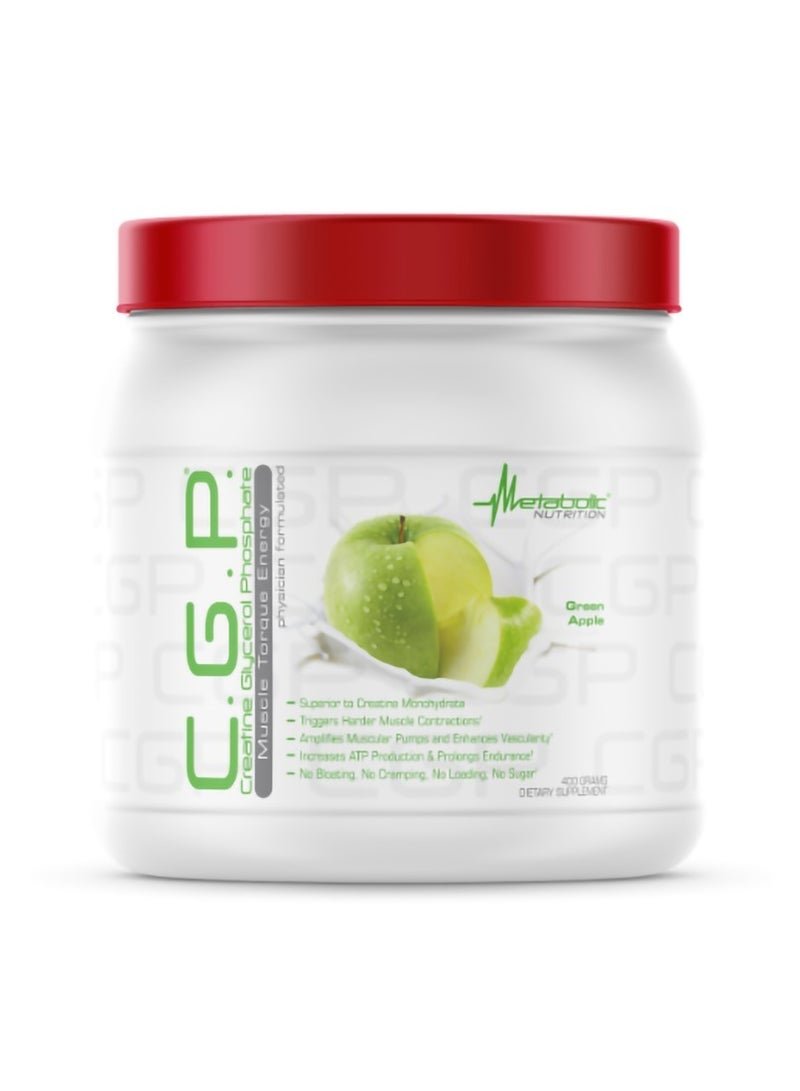 C.G.P. (Creatine Glycerol Phosphate) 400g - Green Apple