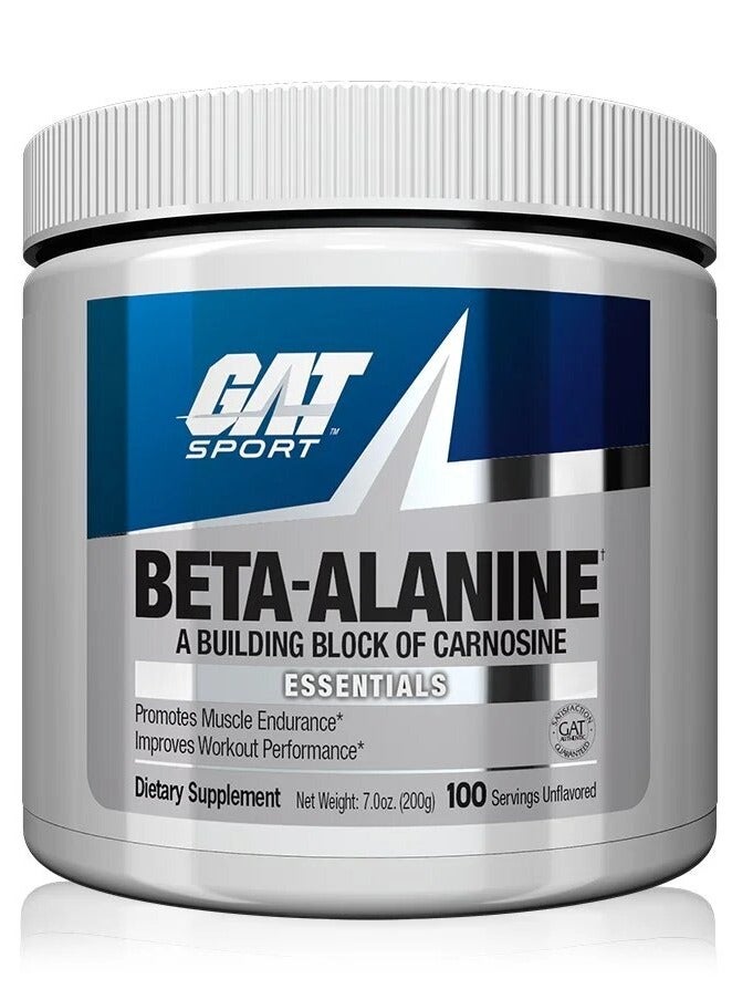 Gat Sport, Beta Alanine, 200g, 100 SV