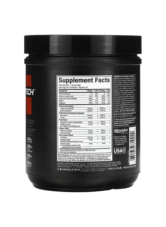 MuscleTech Vapor X5 30 servings Blue Razz Freeze US (RB)