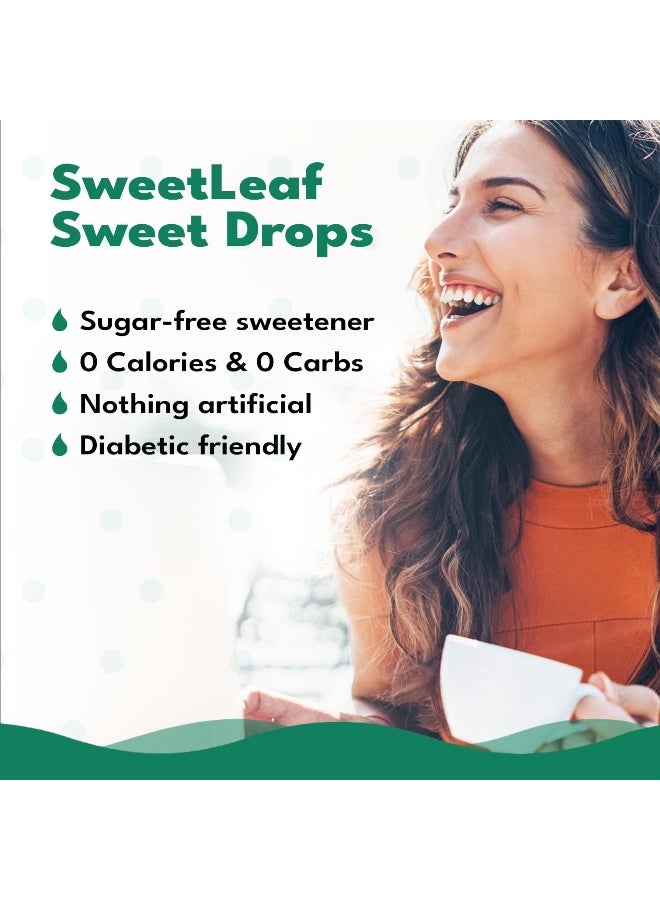 Sweet Drops Stevia Clear Liquid Stevia Sweetener Liquid Stevia Drops Stevia Liquid Sweetener Zero Calories Zero Sugar Non-Gmo Gluten-Free Keto Friendly 4 Fl Oz Pack Of 3