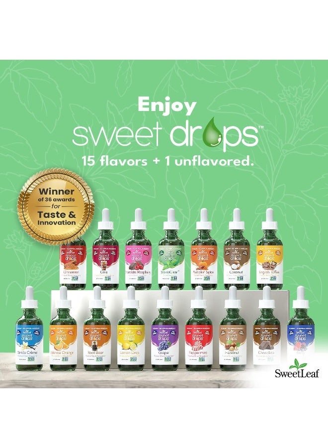 Sweet Drops Stevia Clear Liquid Stevia Sweetener Liquid Stevia Drops Stevia Liquid Sweetener Zero Calories Zero Sugar Non-Gmo Gluten-Free Keto Friendly 4 Fl Oz Pack Of 3