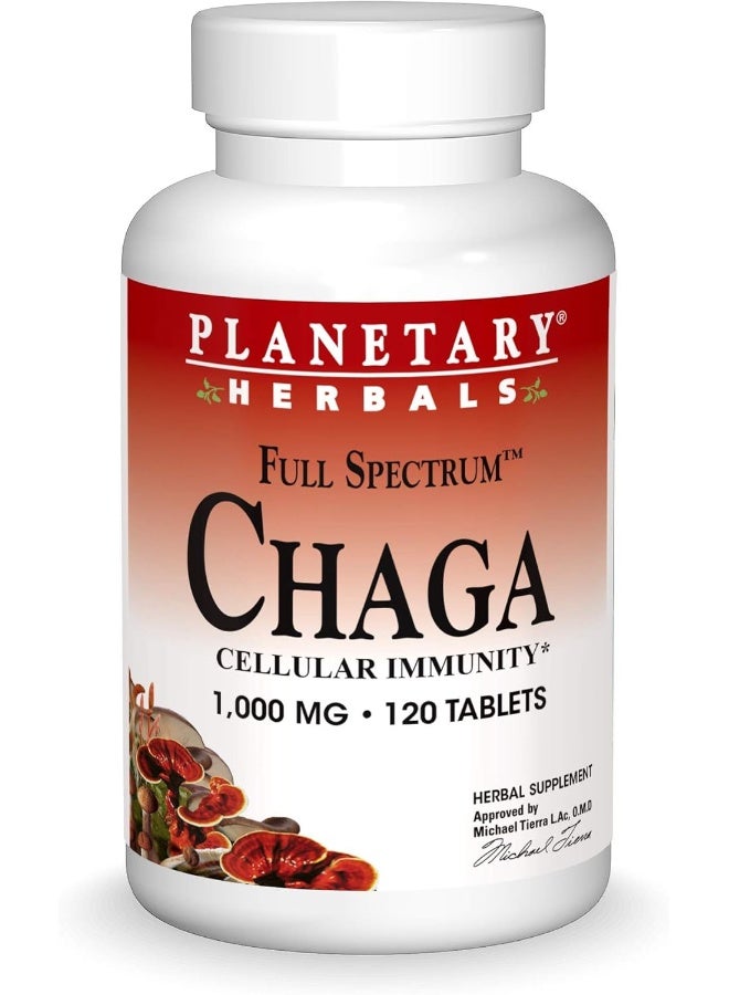 Full Spectrum Chaga 1000 Mg. 120 Tablets