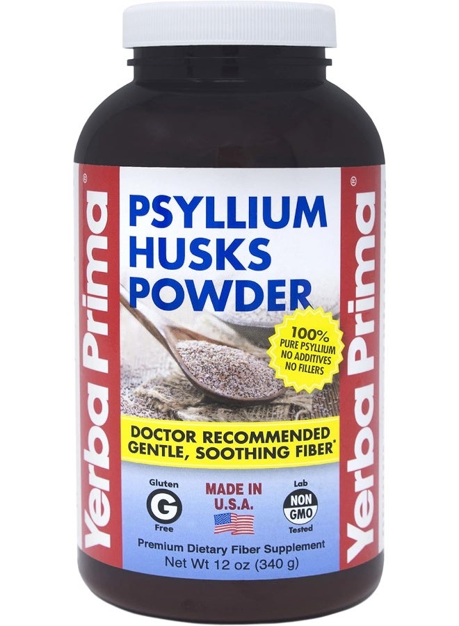 Psyllium Husks Powder 12 Oz (340 G)