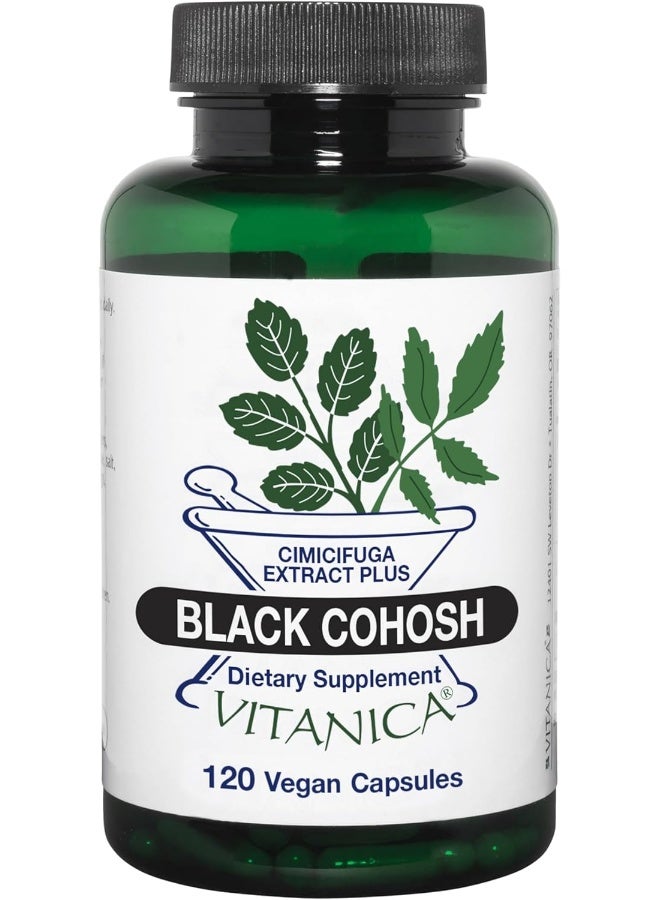 Black Cohosh Cimicifuga Extract Plus Vegan 120 Capsules
