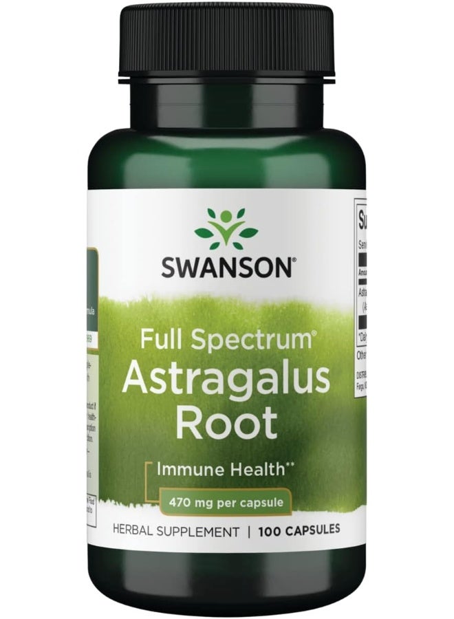 Astragalus Root Capsules (470Mg 100 Pieces)