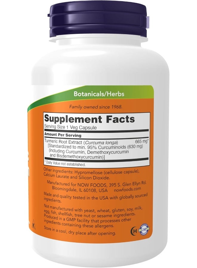 Supplements Turmeric Curcumin Derived From Turmeric Root Extract Herbal Supplement 120 Veg Capsules