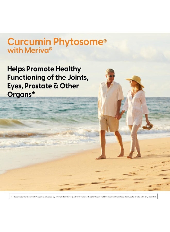 Curcumin Phytosome With Meriva Non-Gmo Vegan Gluten Free Soy Free Joint Support 500 Mg 60 Veggie Caps