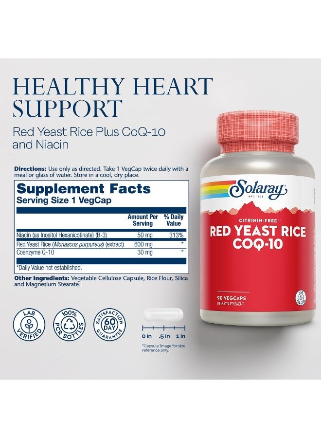 Red Yeast Rice Coq-10 90 Veg Caps