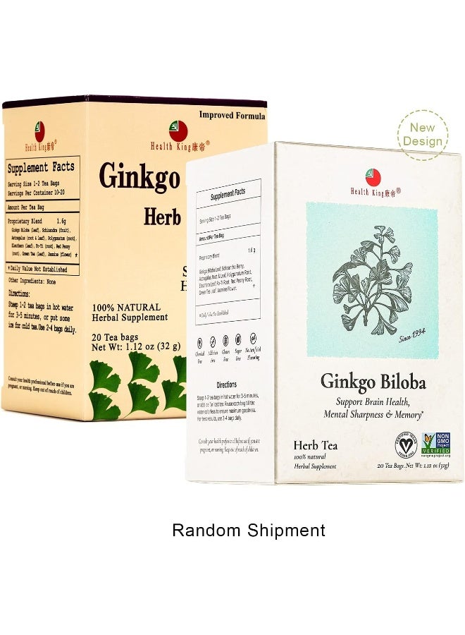 Ginkgo Biloba Herb Tea 20 Bag (Pack Of 1)