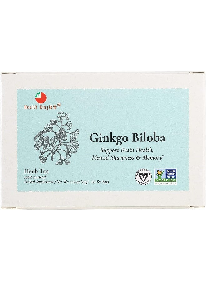 Ginkgo Biloba Herb Tea 20 Bag (Pack Of 1)