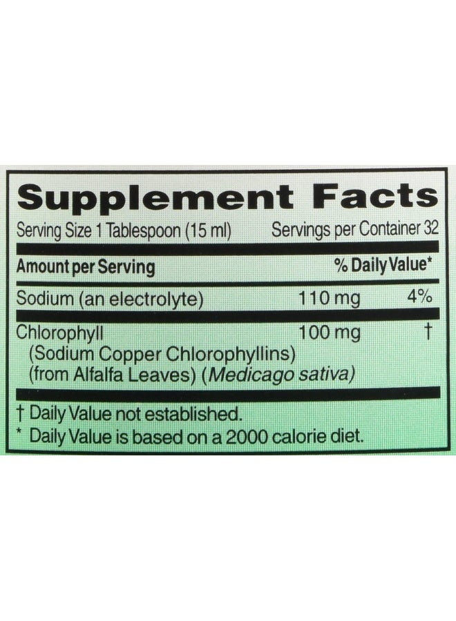 S Chlorophyll Supplement (100 Mg 16Oz)