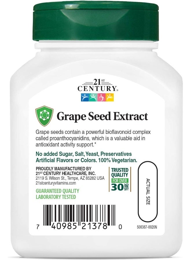 Grape Seed Extract Veg Capsules 60 Count Multi