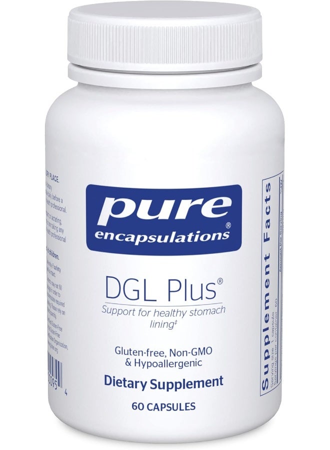 Dgl Plus Herbal Support For The Gast