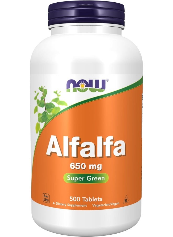 Supplements Alfalfa 650 Mg Source Of Vitamin K Green Superfoods 500 Tablets