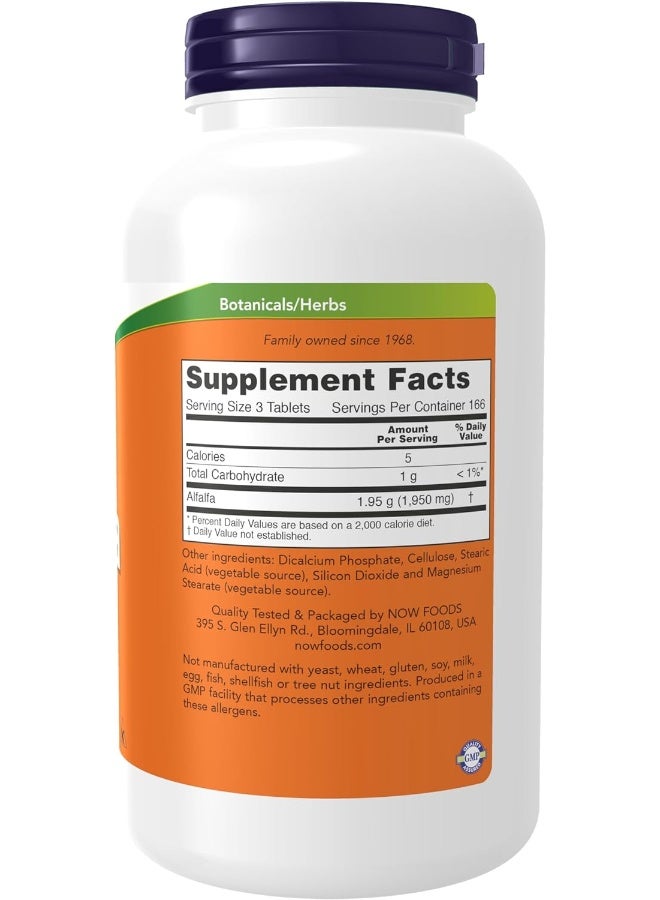 Supplements Alfalfa 650 Mg Source Of Vitamin K Green Superfoods 500 Tablets