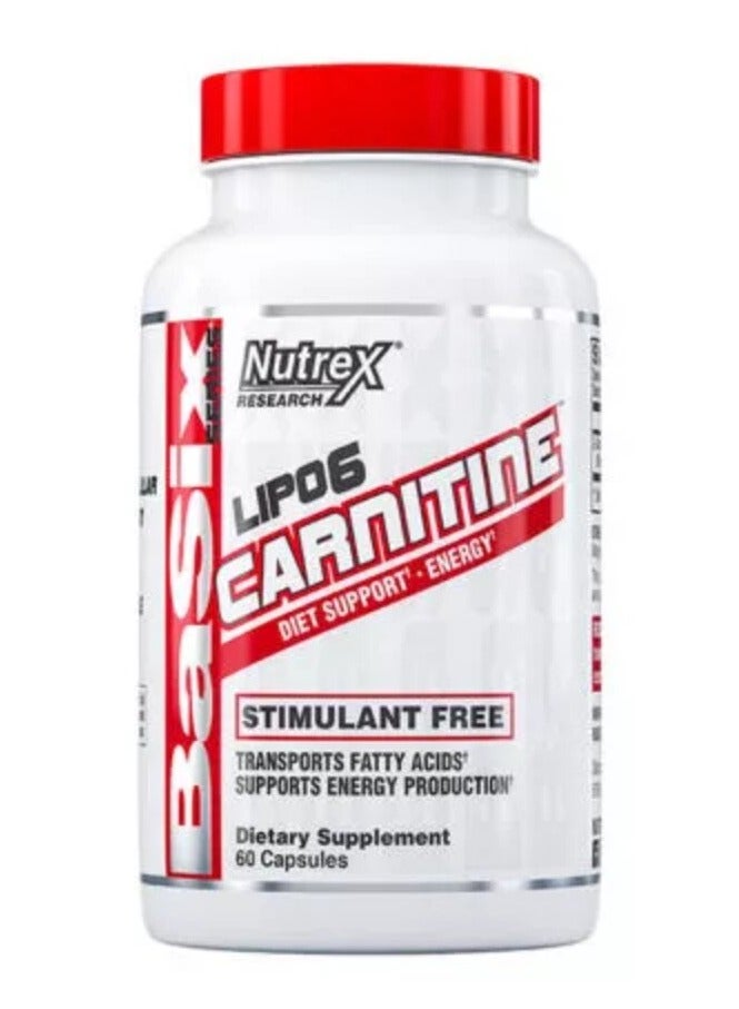 Nutrex Research Lipo 6 Carnitine, 60 Tablets