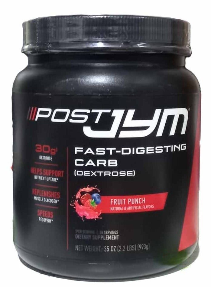 Post Jym Fast Digesting Carbs 993g Fruit Punch Flavor