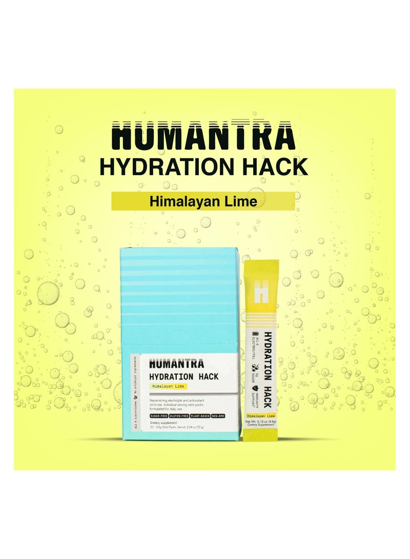 Humantra Electrolyte Pack - Himalayan Lime + Berry Pomegranate