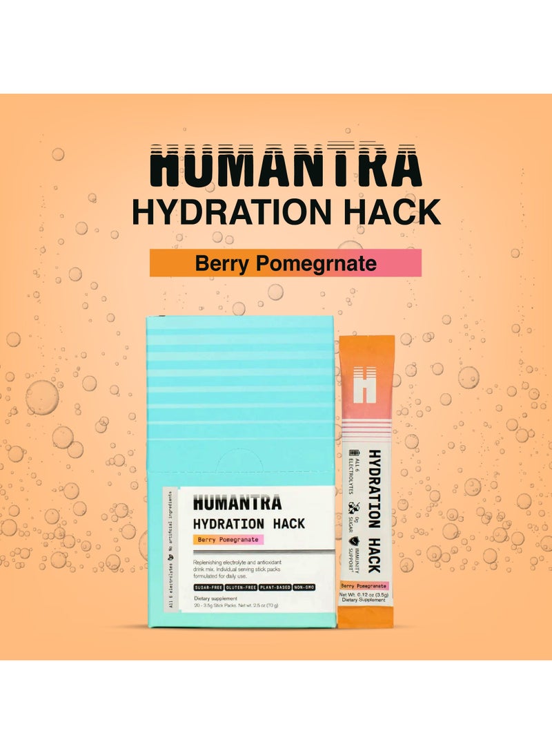 Humantra Electrolyte Pack - Himalayan Lime + Berry Pomegranate