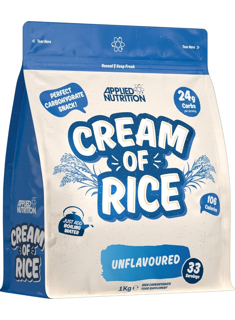 Cream of Rice High Carbohydrate Cream of Rice Supplement Unflavoured 1 kg