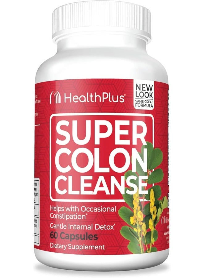 Super Colon Cleanse Capsules With Herbs And Acidops 500Mg 60 Count