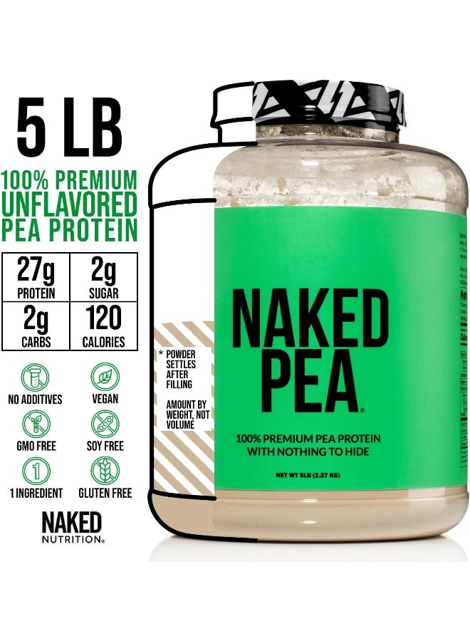 Naked Nutrition Pea Unflavored 5 Lbs.