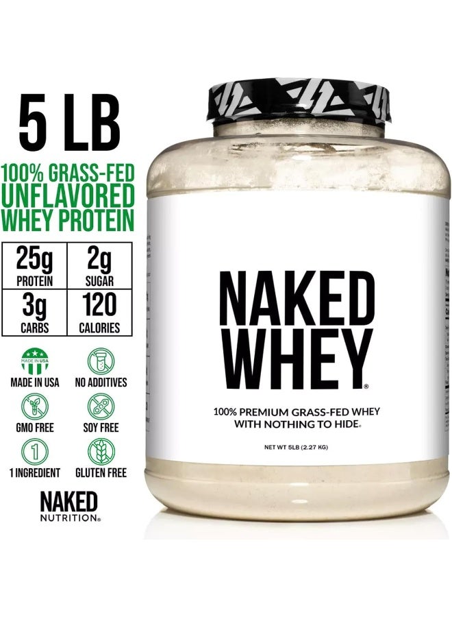 Naked Nutrition Whey Unflavored 5 Lbs.