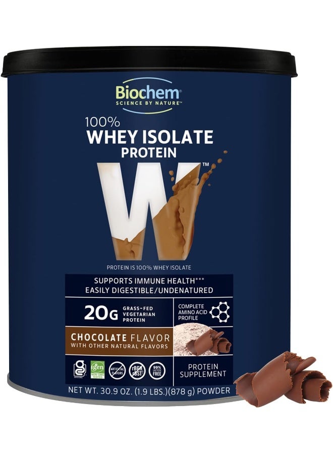 By Country Life Whey Isolate Protein Powder Chocolate 30.9 Oz.