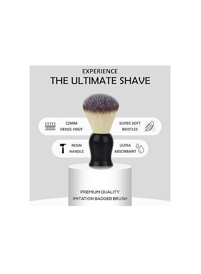 Premium Soft Shaving Brush for Men |Panther Edition| - Experience Luxury Shaving with Cruelty-Free Bristles & Elegant Black-Toned Handle | Handcrafted with Passion in India