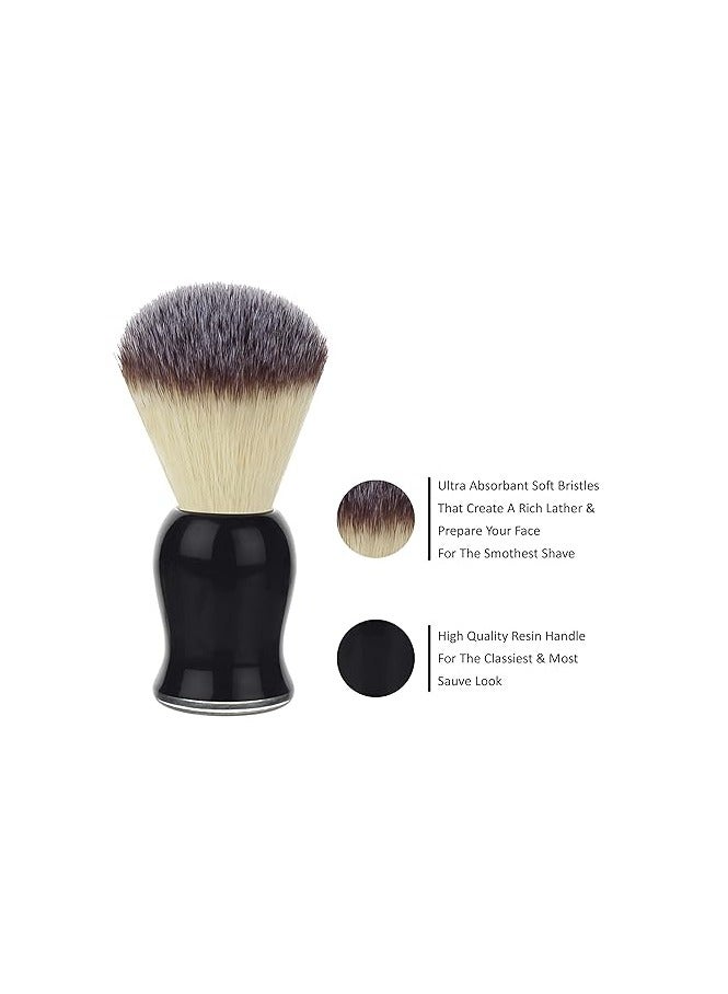 Premium Soft Shaving Brush for Men |Panther Edition| - Experience Luxury Shaving with Cruelty-Free Bristles & Elegant Black-Toned Handle | Handcrafted with Passion in India