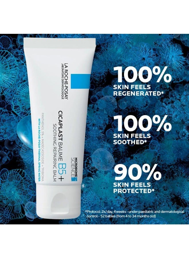 La Roche-Posay Cicaplast Baume B5+ - Repairing Balm with Panthenol, Madecassoside, and Tribioma, 100ml