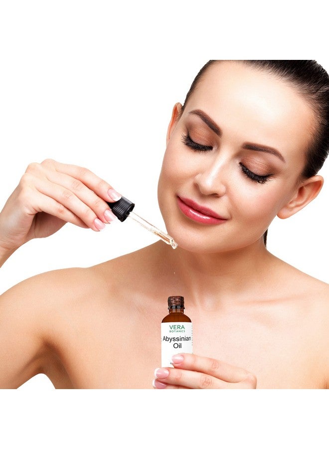 Abyssinian Oil 100% Pure & Natural Unrefined Coldpressed For Face Dry Skin Nails Lips Body & Hair Reduce Hair Breakage Even Out Skin Tone Therapeutic Massage