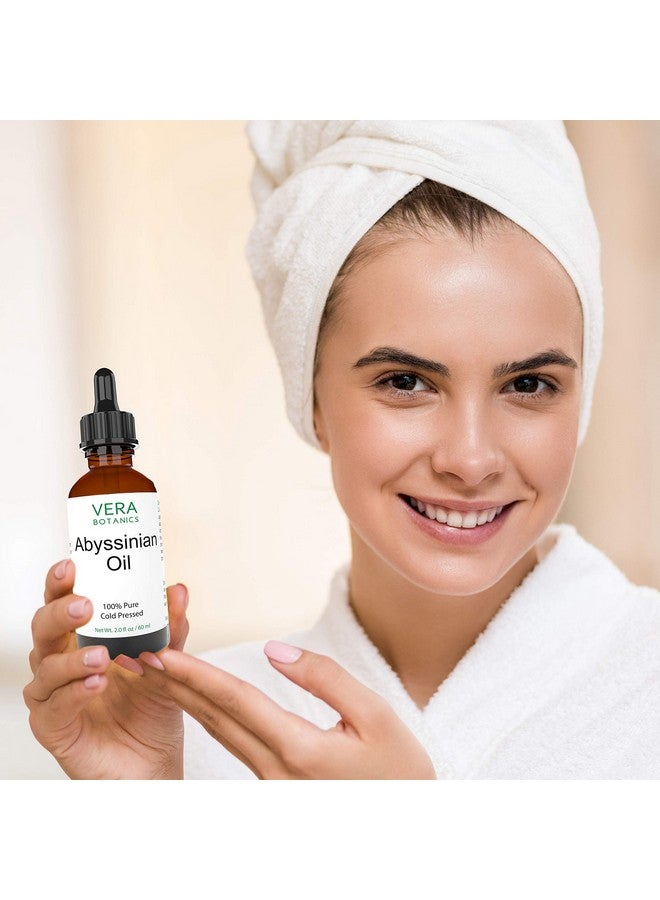 Abyssinian Oil 100% Pure & Natural Unrefined Coldpressed For Face Dry Skin Nails Lips Body & Hair Reduce Hair Breakage Even Out Skin Tone Therapeutic Massage