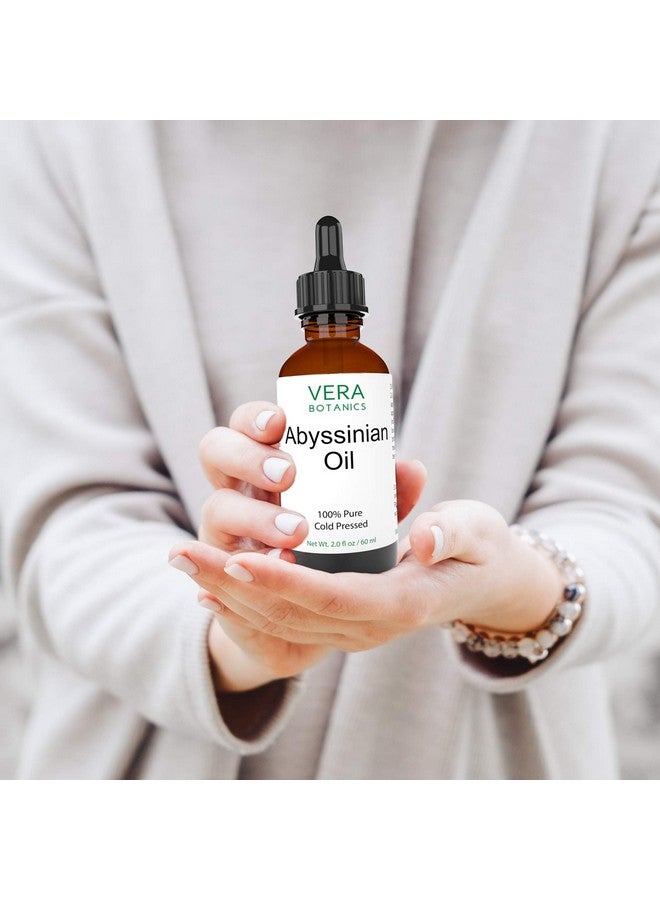 Abyssinian Oil 100% Pure & Natural Unrefined Coldpressed For Face Dry Skin Nails Lips Body & Hair Reduce Hair Breakage Even Out Skin Tone Therapeutic Massage