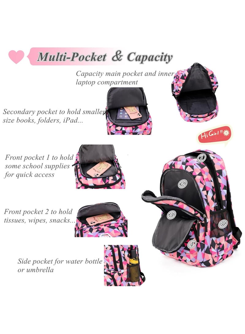 Kids Backpack Set for School 3PCS School Bag Large-capacity Girls Boys Back to School Book Bag Backpack for Teen