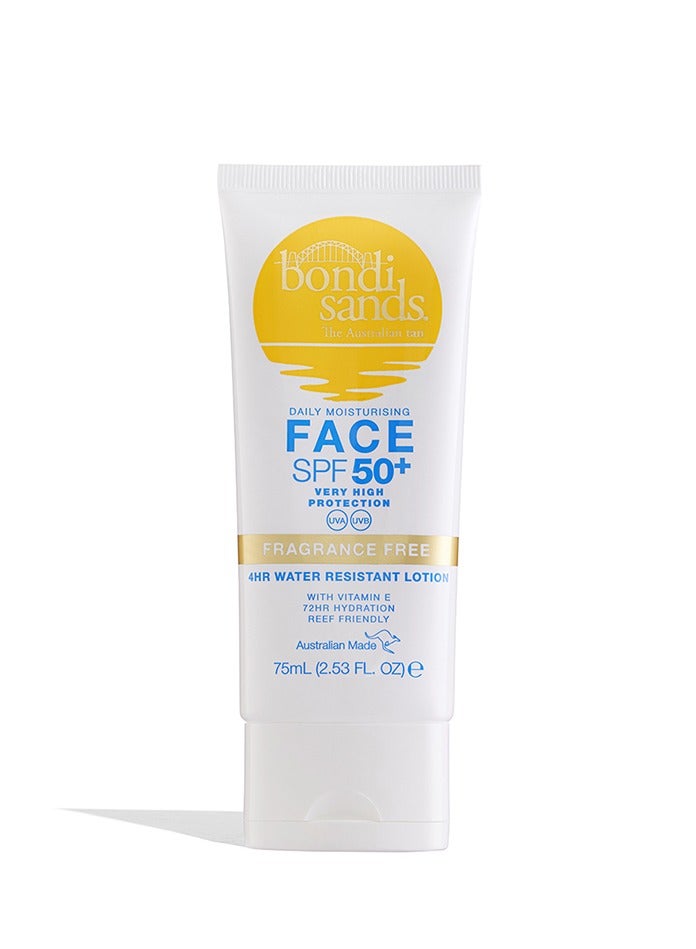 Bondi Sands Sunscreen Lotion Spf50+ - Face 75ml