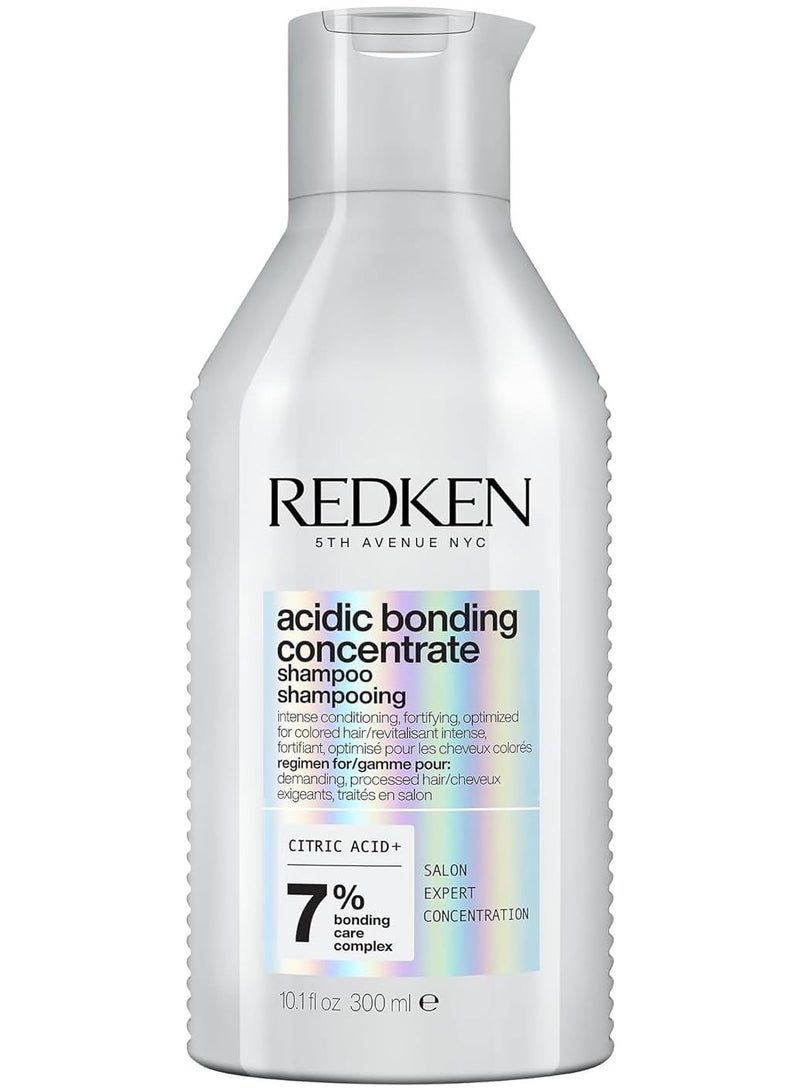 Acidic Bonding Concentrate Shampoo Strengthens Bonds Repairs Damage and Protects Color Treated Hair 300ml