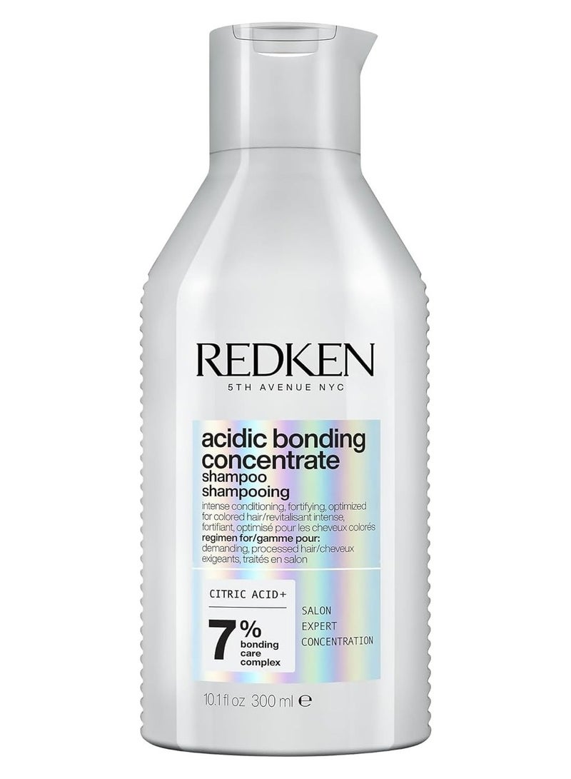 Acidic Bonding Concentrate Shampoo Strengthens Bonds Repairs Damage and Protects Color Treated Hair 300ml