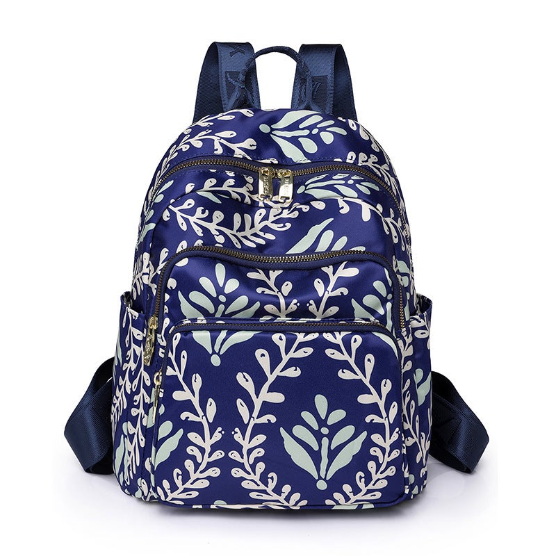 Fashion Print Womens Backpack for Travel Nordic leaves