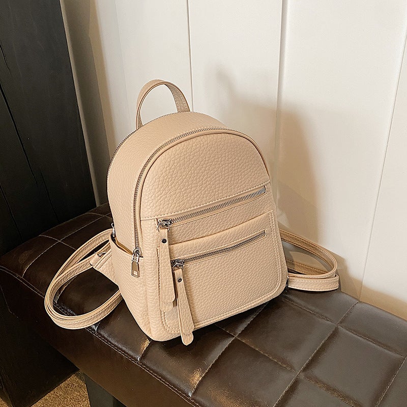 2024 New Womens Fashion Backpack Khakis