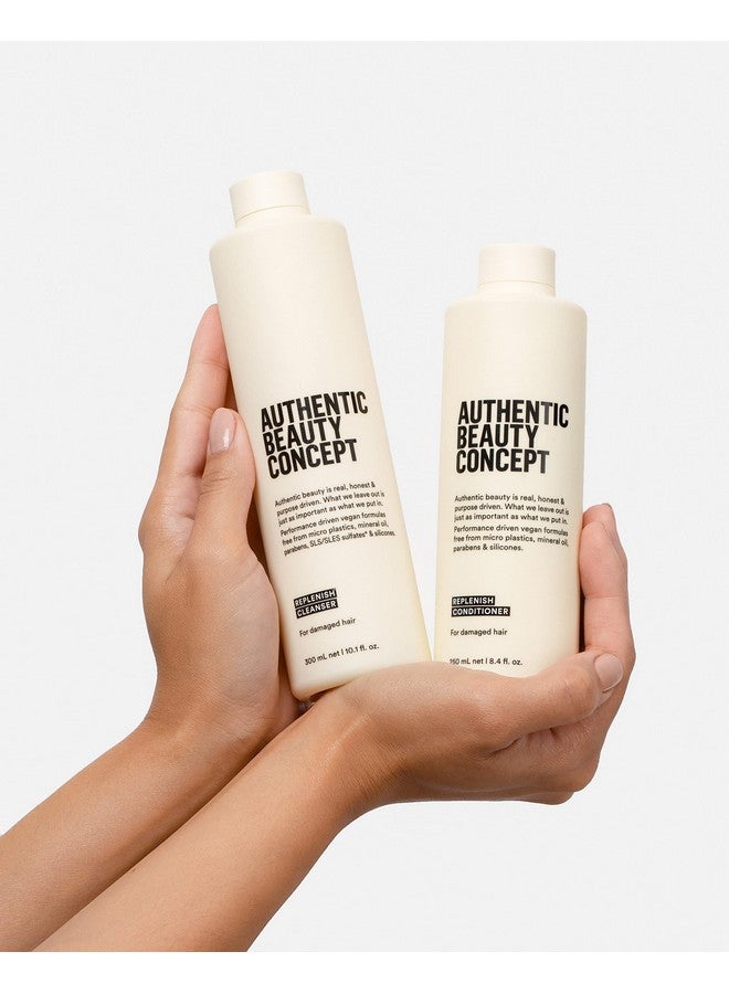 Replenish Conditioner Conditioner For Damaged Hair Nourishes & Restores Strengthens Hair Fiber Vegan & Crueltyfree Siliconefree 8.4 Fl. Oz.