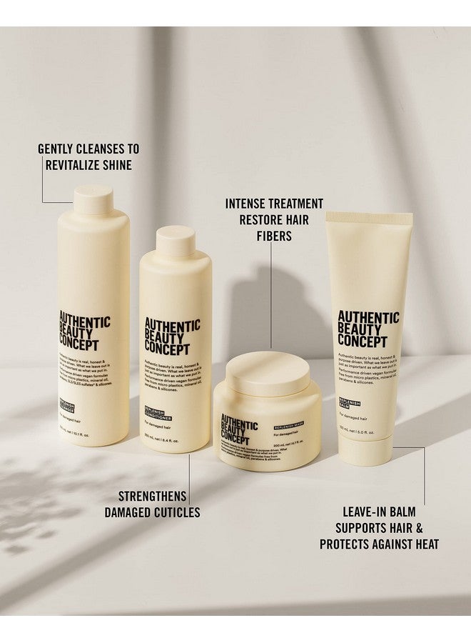 Replenish Conditioner Conditioner For Damaged Hair Nourishes & Restores Strengthens Hair Fiber Vegan & Crueltyfree Siliconefree 8.4 Fl. Oz.