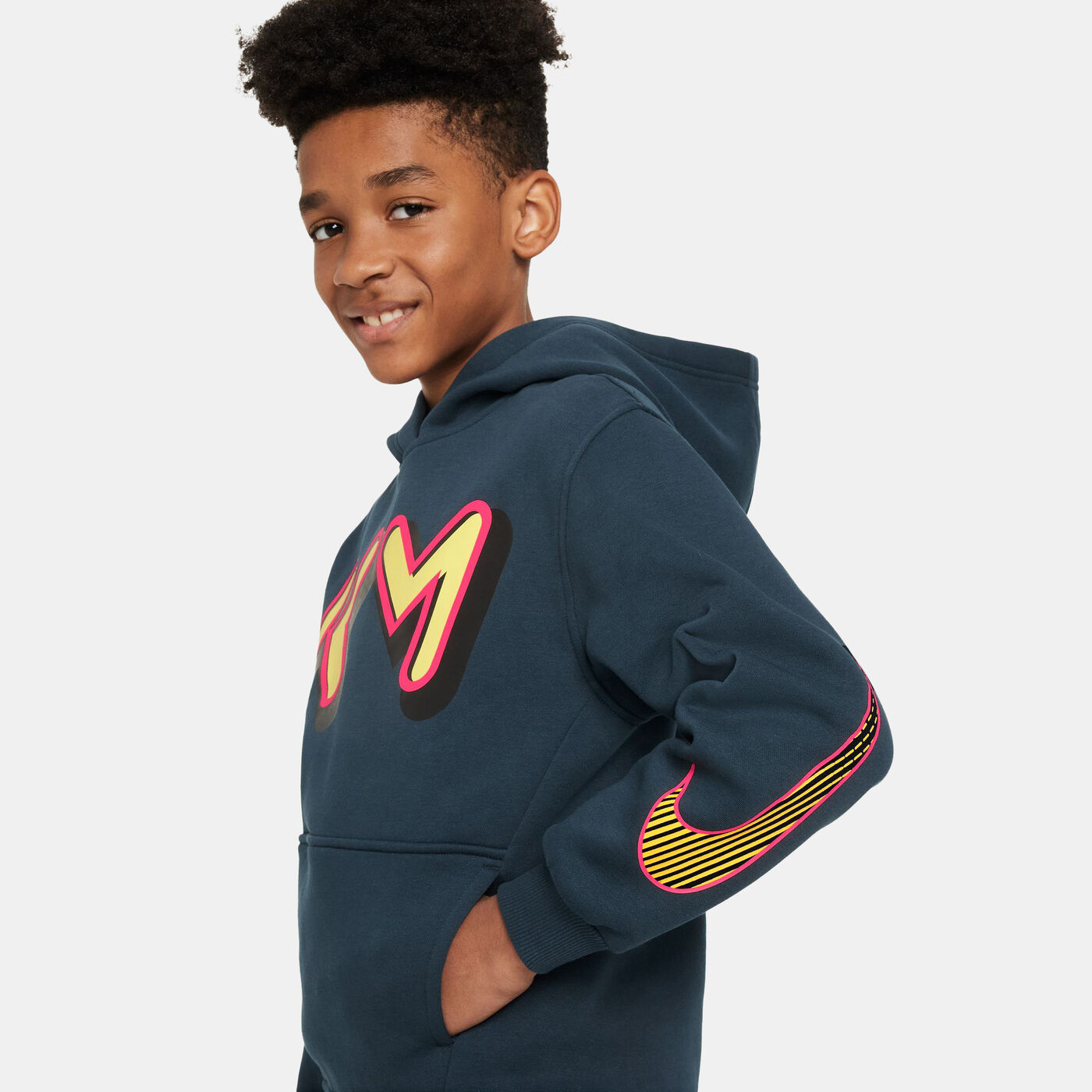 Kids' Kylian Mbappé Nike Club Fleece Hoodie (Older Kids)